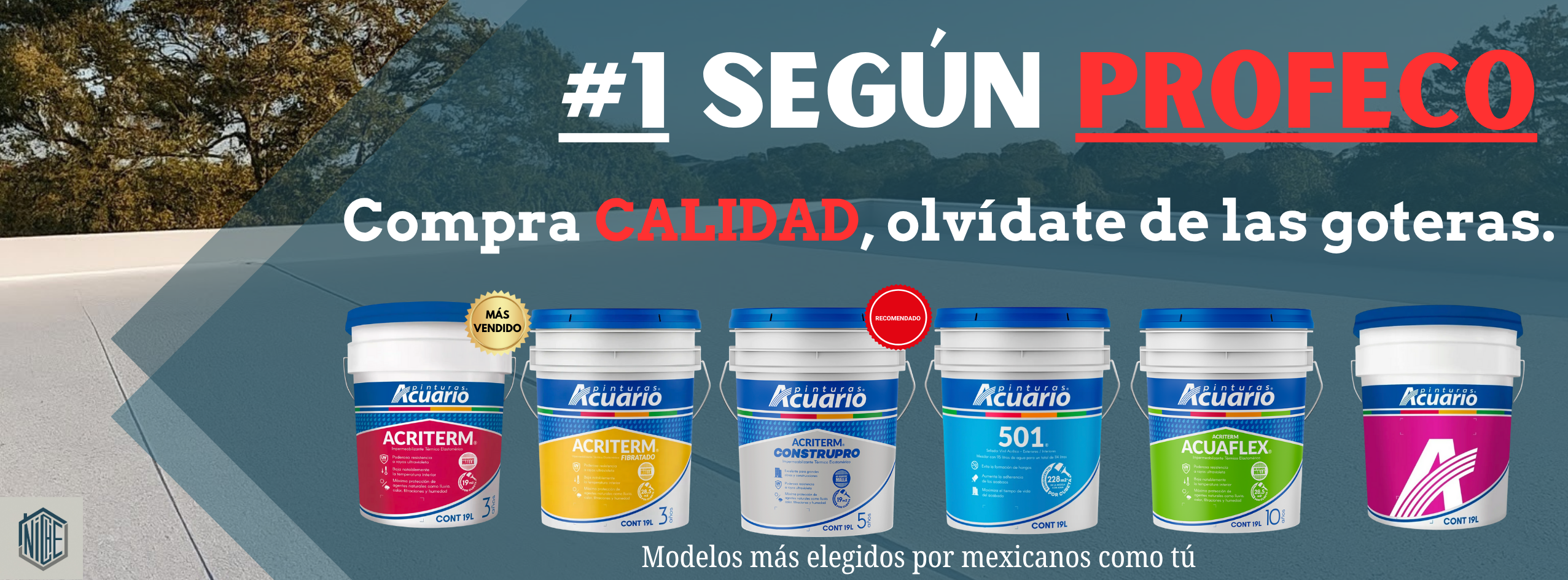 Aplicación de impermeabilizante en superficie de concreto