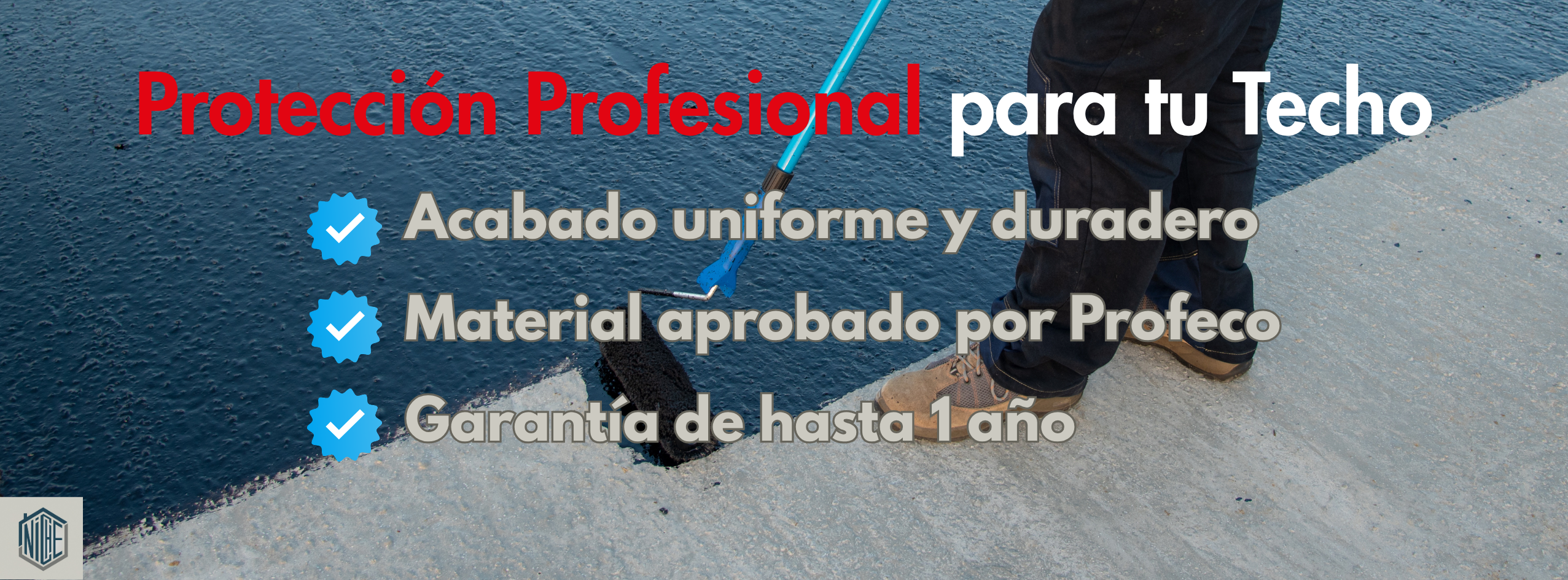 Acabado impermeabilizante sobre losa